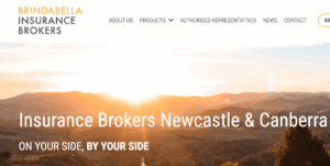 Website for Brindabella Insurance Brokers